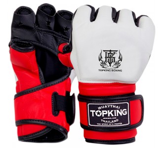 Перчатки MMA Top King (TKGGE white/red)